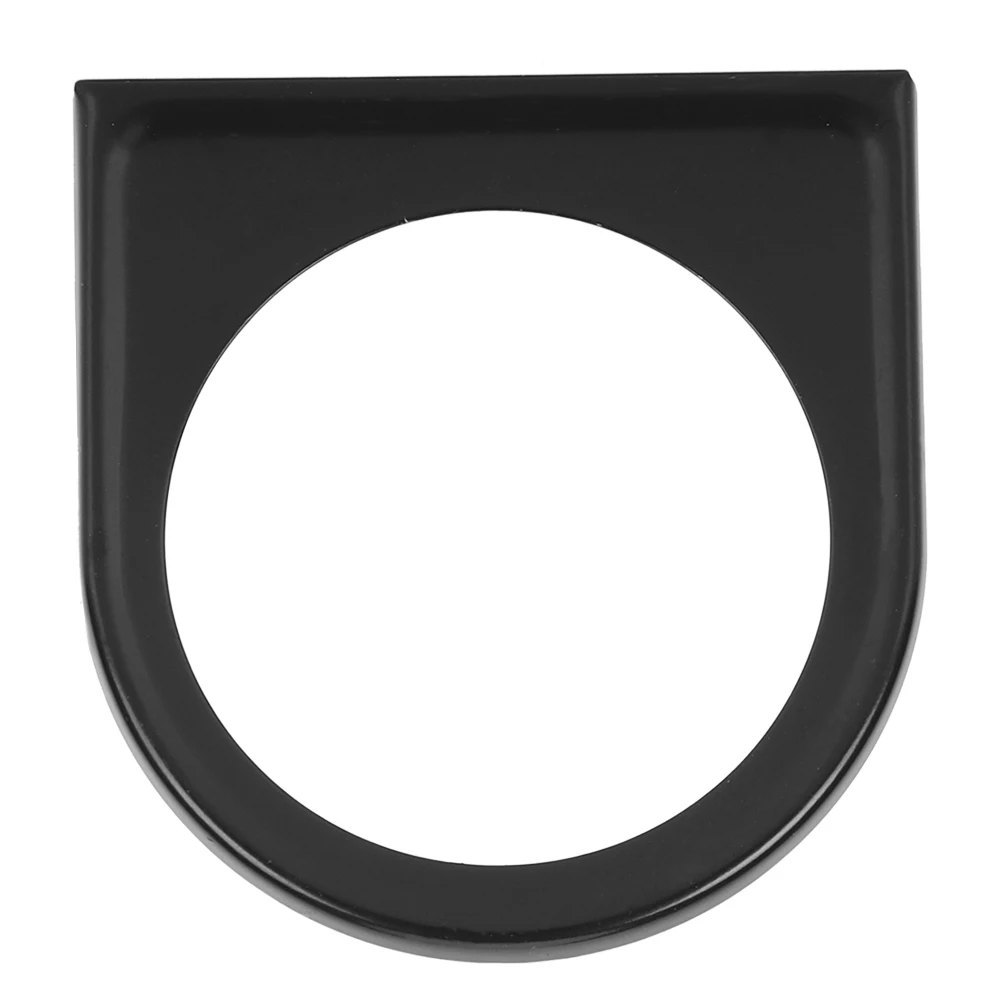 

2in/52mm Iron Gauge Mount Bracket Single Hole Meter Holder Stand Car Modification Black