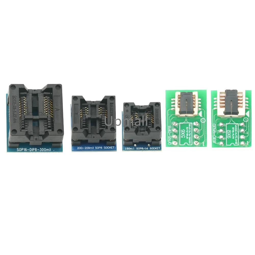 Программатор FN8 WSONDFN8 WSON8 MLF8 MLP8 QFN8 SOP16 до 5X6 6X8 DIP8 IC чипы адаптер для TL866ii plus RT809H/F T48 T56