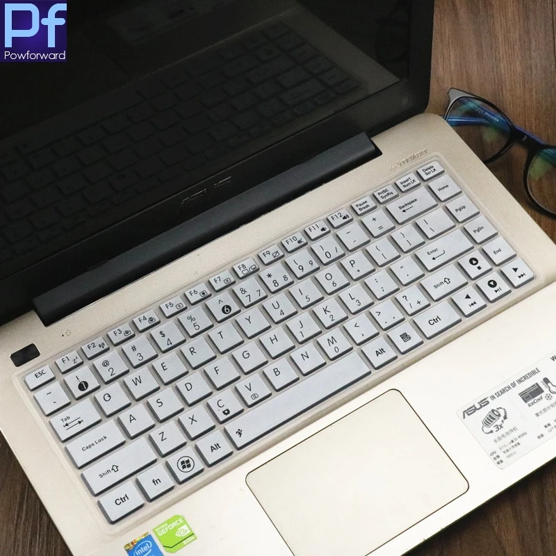 Защитная крышка для 14-дюймовой клавиатуры ноутбука Asus A/K401UQ7200 X450 A450 Y481 A85V K450 F450 U80