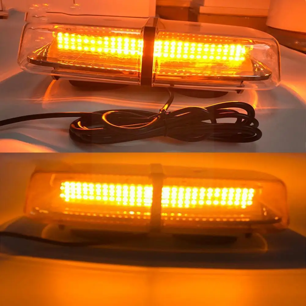 

72 Led Car Strobe Warning Light Strong Magnetic Roof Lamp Yellow Flash Emergency Lights Atmosphere Lamps For Tr F8g8