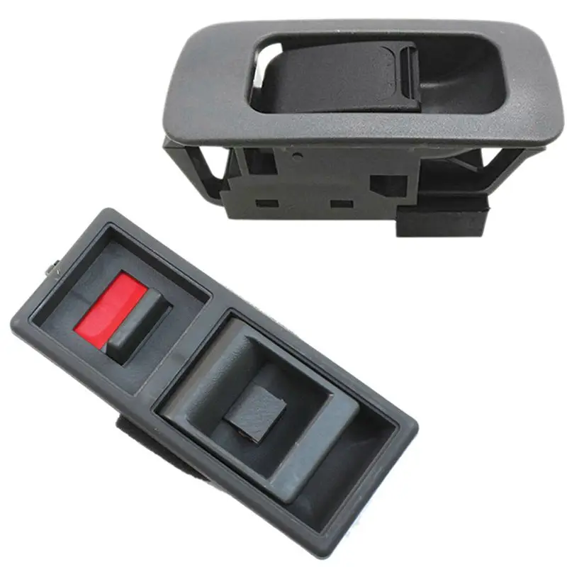 

1 шт. кнопка переключателя управления окном и 1 шт. Автомобильная задняя дверная ручка для интерьера дверной ручки для Mitsubishi Pajero Montero