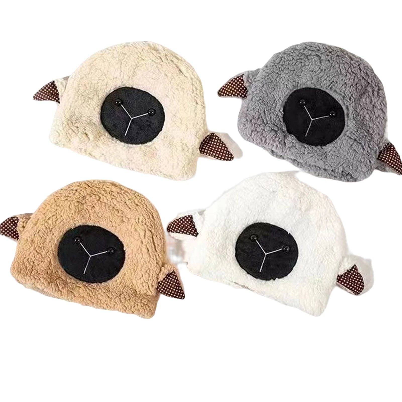 

Thickened Warm Lamb Wool Pullover Hat Durable Soft Warm Comfortable Thick Suitable For Women Girls