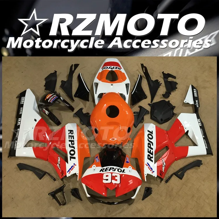 

Комплект обтекателей из АБС-пластика, 4 подарка, подходит для HONDA CBR600RR F5 2013 2014 2015 2016 2017 13 14 15 16 17 18, комплект кузова Repsol 93