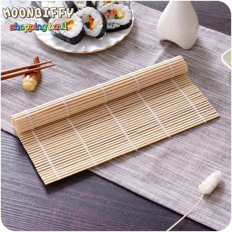 

DIY Bamboo Sushi Maker Rolling Mat Sushi Tools Rice Rollers Kitchen Gadget Japanese Food Rice Roll Mold Cooking Accessories
