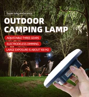 4800mah led tent light rechargeable lantern portable emergency night market light outdoor camping bulb lamp flashlight home