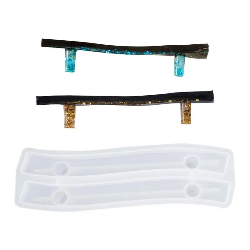 

Fruit Tray Handle Accessories Door Handle Silicone Mold Resin Glue Set Tray Coaster Diy Material Package Drop Glue Mold 40a