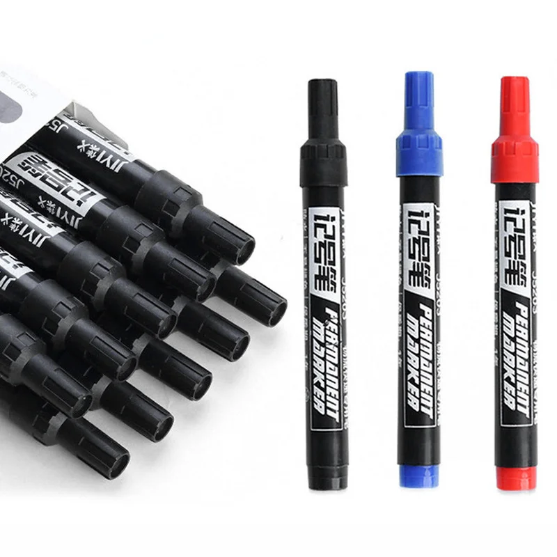 Marker Black Line Marker Oil-based Pen Waterproof Large-tipped Pen Oil-based Express Logistics Marker Special