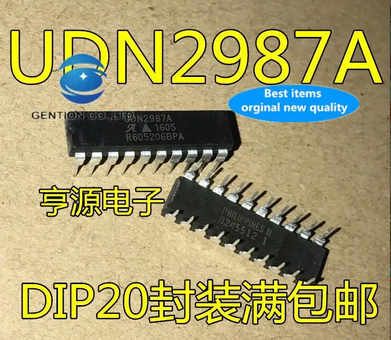 

5pcs 100% orginal new UDN2987 UDN2987A DIP20 8-channel audio driver chip