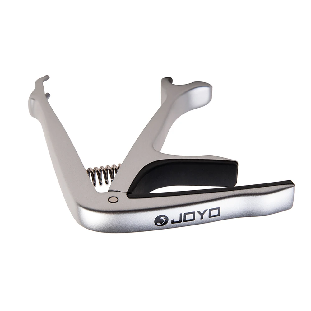 Фото Каподастр JOYO JCP-02 для гитары, аксессуары и запчасти для гитар, каподастр из цинкового сплава для 6-струнных электрогитар/акустических гитар/бас-гитар №1
