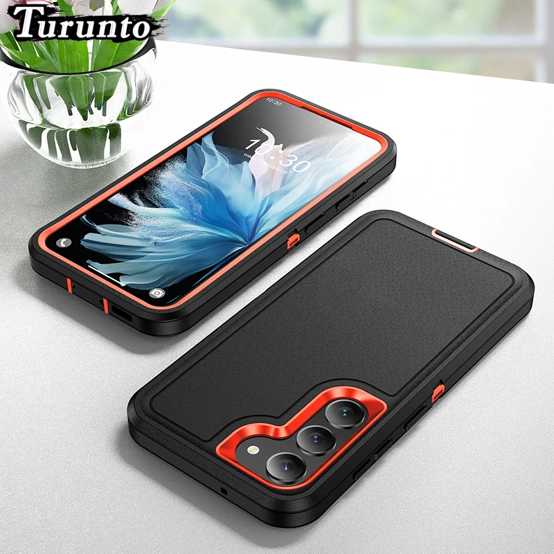 

Luxury 360 Full Protection Shockproof Armor Case For Samsung Galaxy S23 Plus S22 Ultra A53 A13 A04S A54 5G Military Bumper Cover