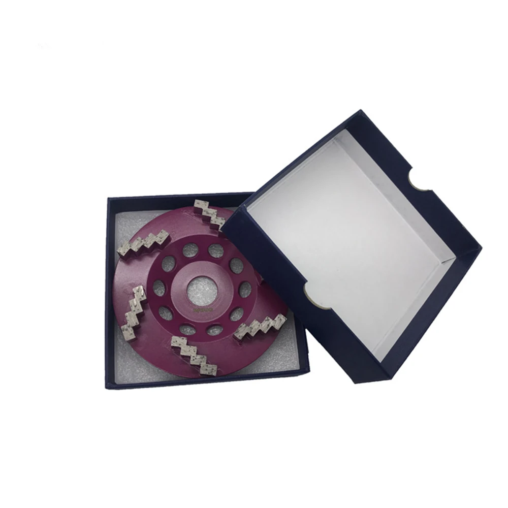 6 сегментов зигзага GD88 алмазный шлифовальный диск d125мм 5 дюймов верхний