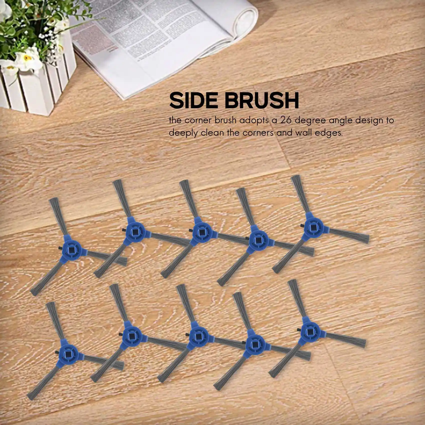 Набор сменных краевых щеток для робота-пылесоса Anker Eufy Robovac 11S 30 30C 15C 12 25C 35C 10 шт.