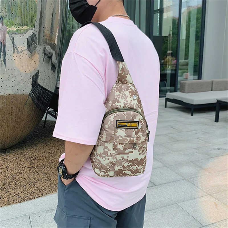 

Camouflage Tactical Chest Bag Casual Travel Shoulder Crossbody Bag Military Fan Men Chest Bag Outdoor Multifunctional Chest Pack