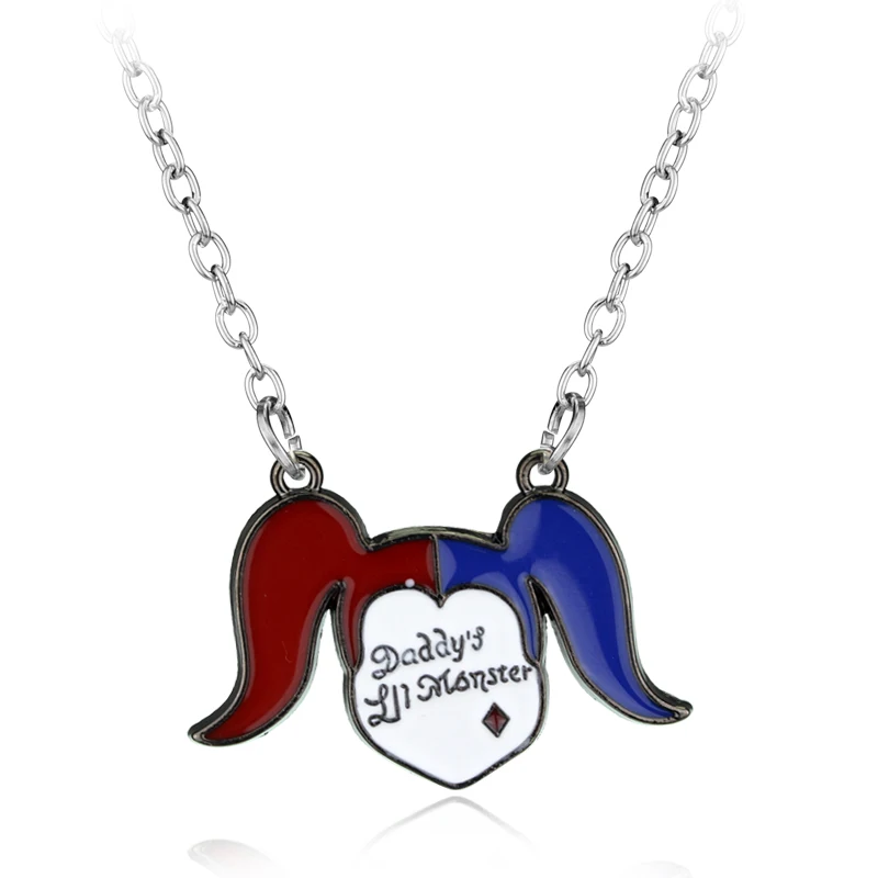 DC Comics Отряд самоубийц Подвески Ожерелье Девушка-клоуна Харли Квинн