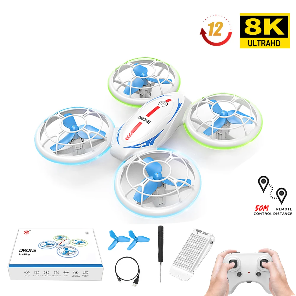 

Дрон RH826 складной с двойной камерой 4K HD, Wi-Fi, FPV, 1080p