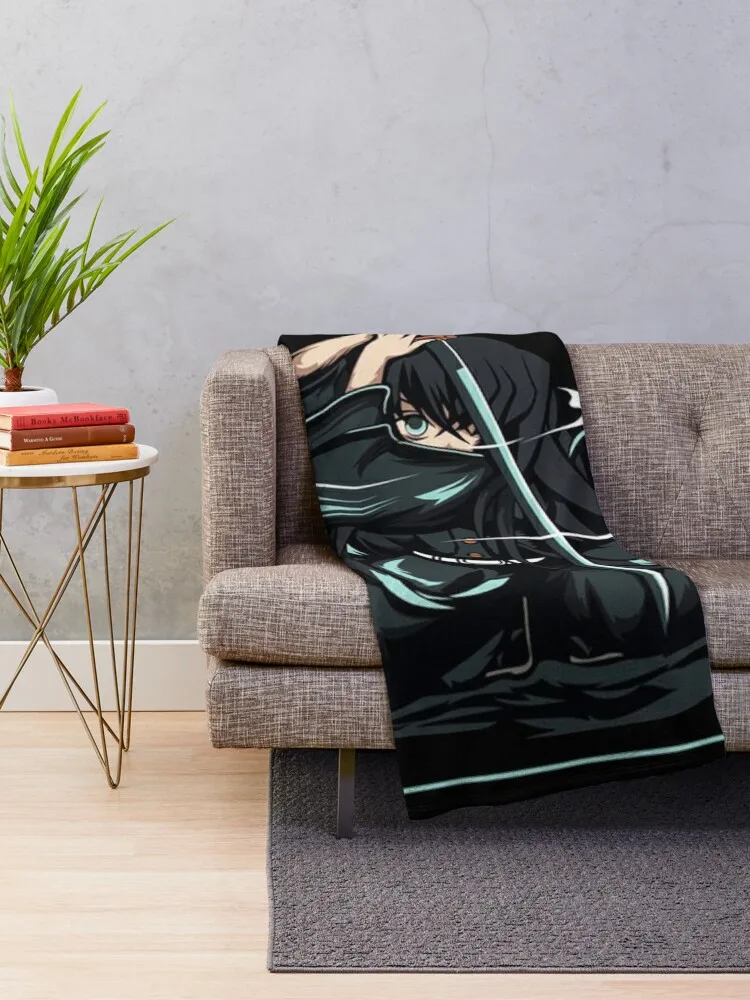 Muichiro Tokito - Kimetsu no Yaiba плед туристическое плюшевое модное одеяло для диванов