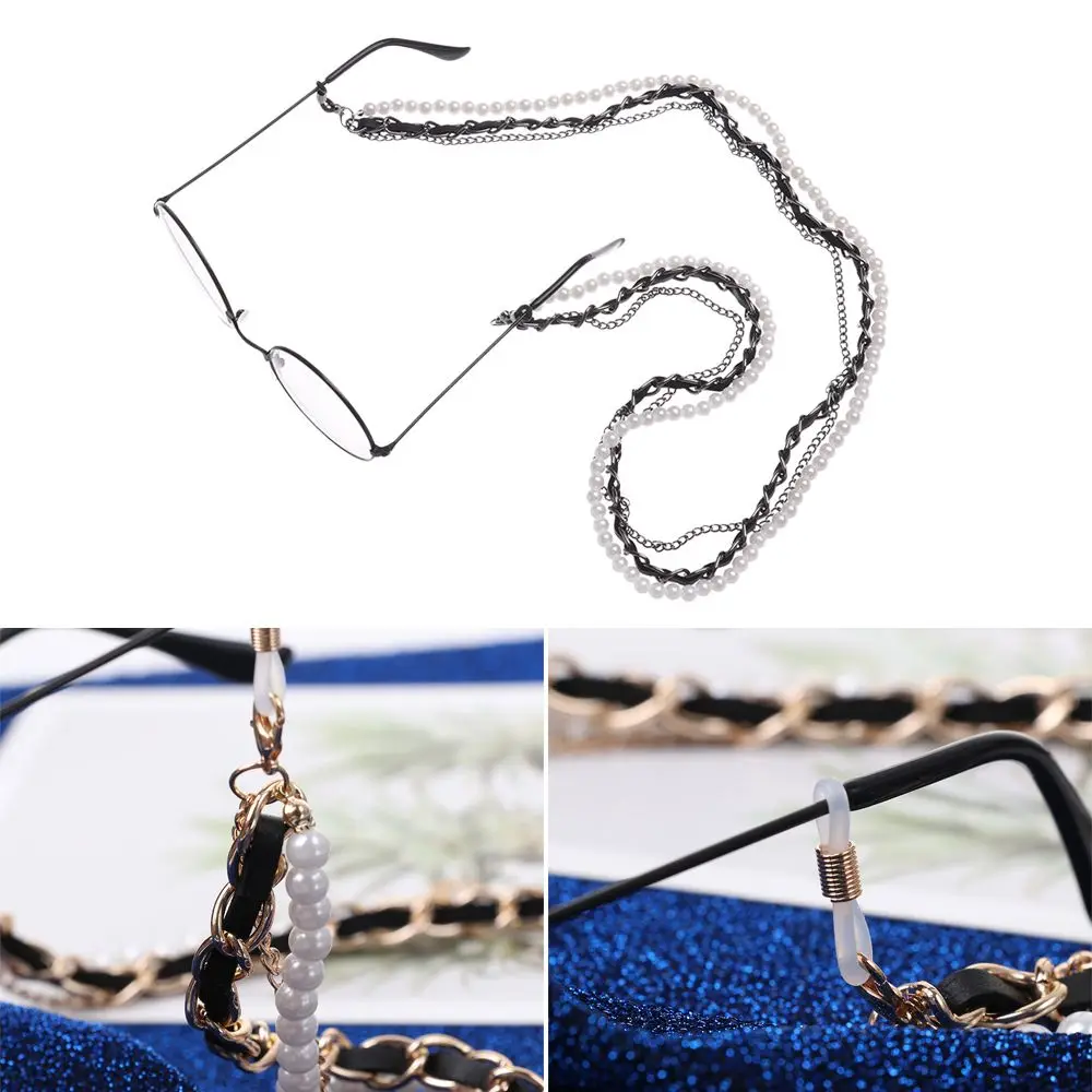 

Trending Lanyard Pearl Beaded Cord Straps Glasses Holder Glasses Chain Neck Chain