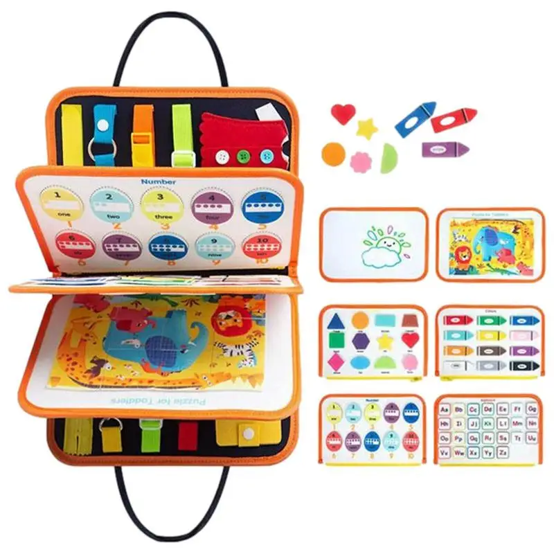 

Busy Sensory Boards Montessori Toys Toddlers Preschool Educational Toys Travel Activities Alphabet Fine Motor Skills For Girl