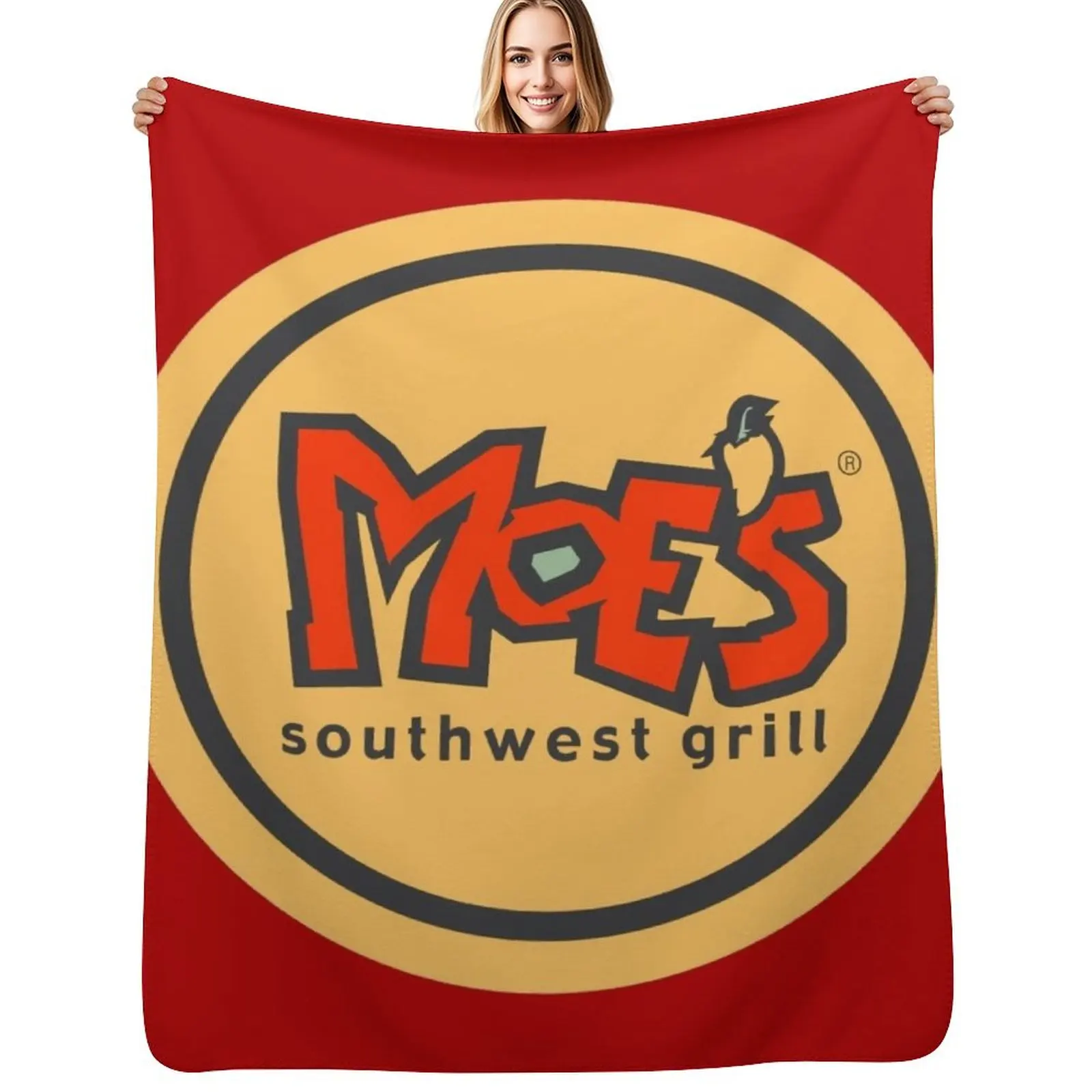 Фото Плед Moes Chili Hot Throw Blanket для декоративного оформления кроватей и модных диванов, тёплый для сна, спальный мешок из фланелевой ткани, дизайнерские пледы. №1