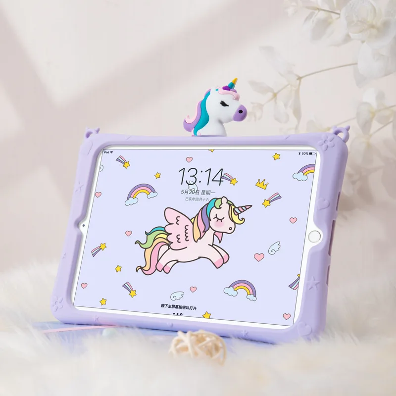 Милый детский чехол для Apple Ipad Mini 4/5/6 Air 1/2/3/4 Pro 11 2018 2020 забавный 10 2 7-го 8-го 9-го