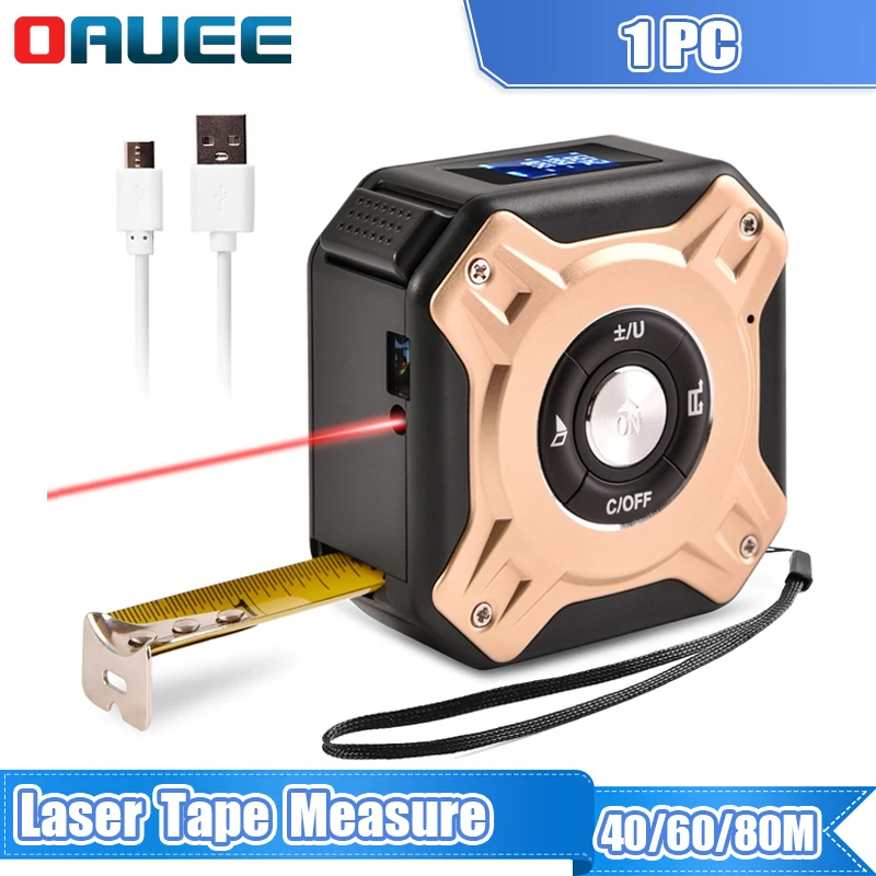 Laser Tape Measure Laser Distance Meter Metro Laser Rangefinder Construction Roulette Laser Meter Tape Measures Instrument