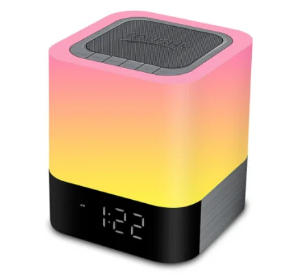 

Portable Speaker Speaker Outdoor Wireless Stereo Bluetooth Compatible Speaker with LED Color Light High Quality Wholesale