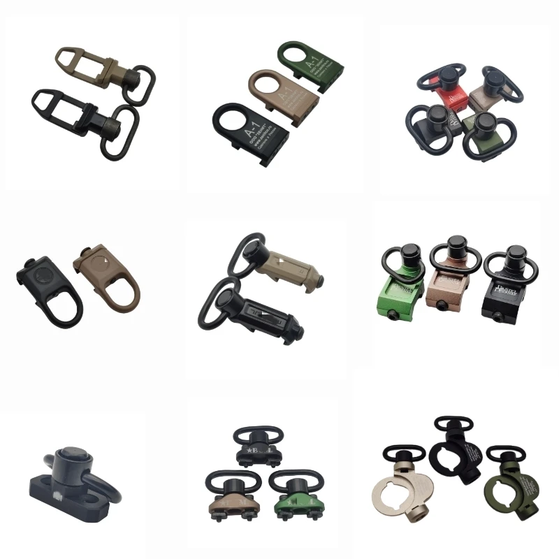 

Sling Swivel Stud Mount Adapter For Mlok Rail Quick Release QD Sling Swivel Mount 20MM Picatinny Rail Hunting Gun Accessories