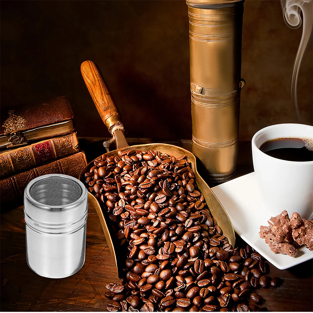 Сито для кофе тряпка шоколада шейкер порошка дозатор сахара полипропиленовая