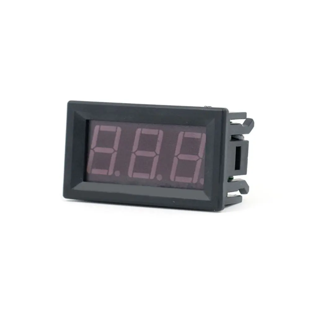 Цифровой вольтметр измеритель напряжения с 2 проводами и светодиодсветодиодный