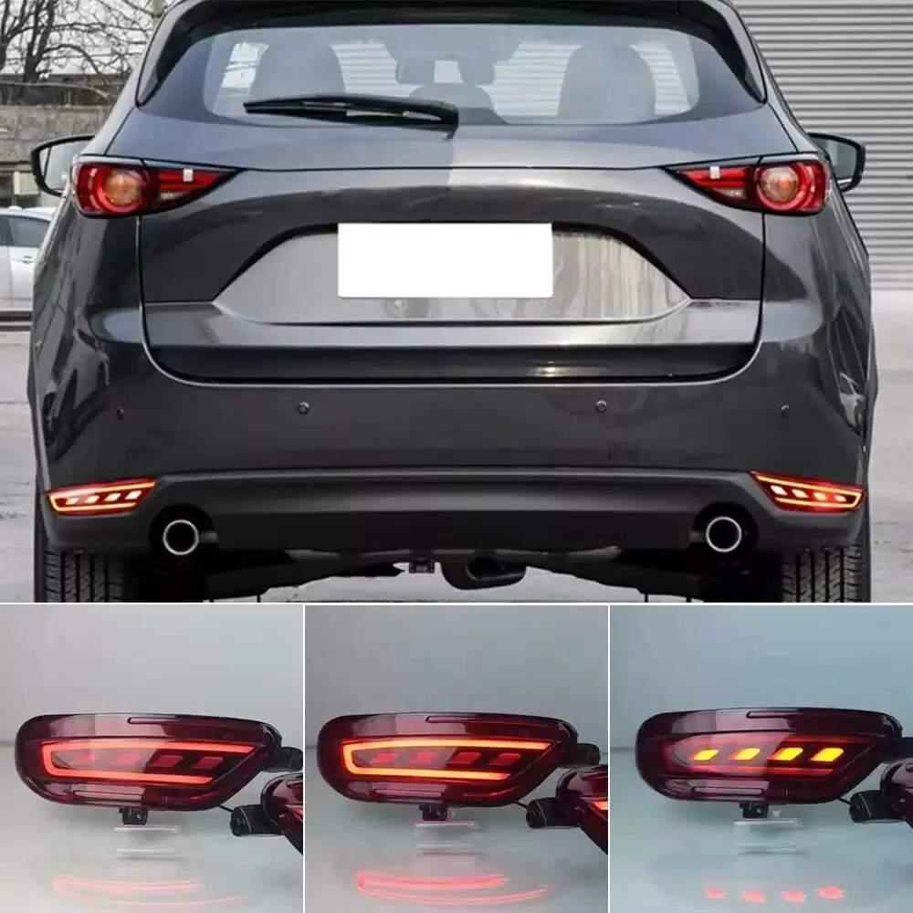 

Car accessories Led rear bumper light for Mazda CX-5 2018-19 brake Flashing Lamp Turn Signal accesorios para auto