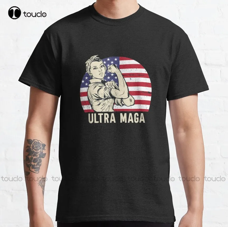 

Ultra Maga Proud Ultra-Maga Classic T-Shirt Trump 2024 Mens Tee Shirts Custom Aldult Teen Unisex Digital Printing Tee Shirts Tee