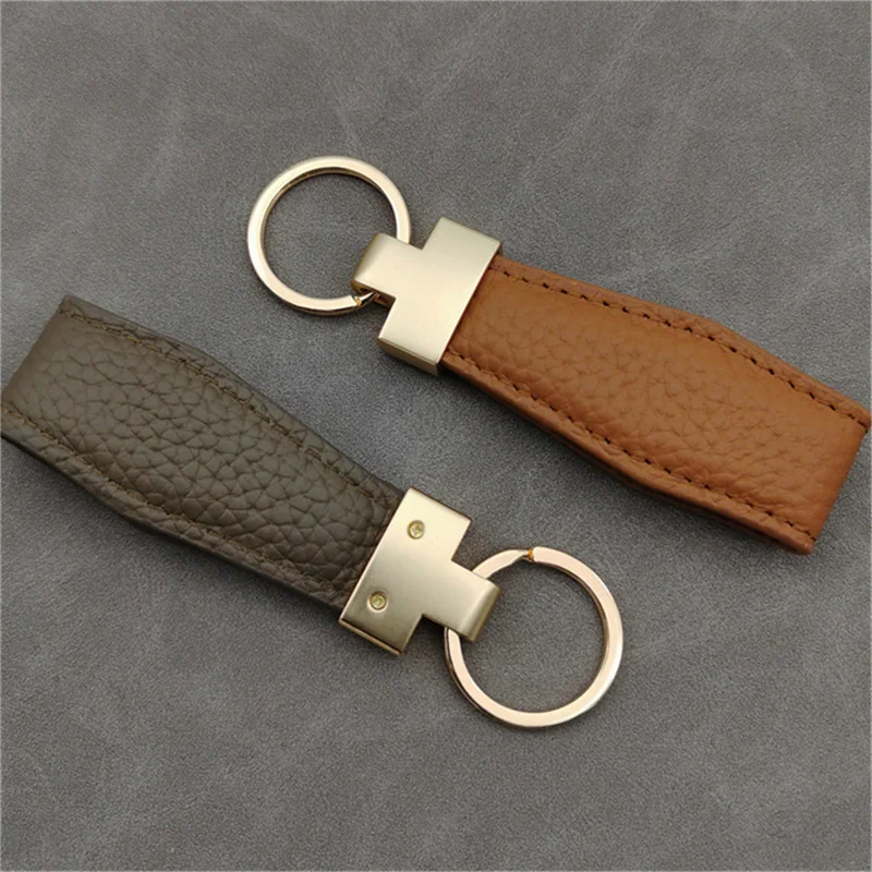 

Fashion Women Genuine Leather Keyring Smart Wallet DIY Car Keychain Key Holder Organizer High Quality Charms Keychain Gift