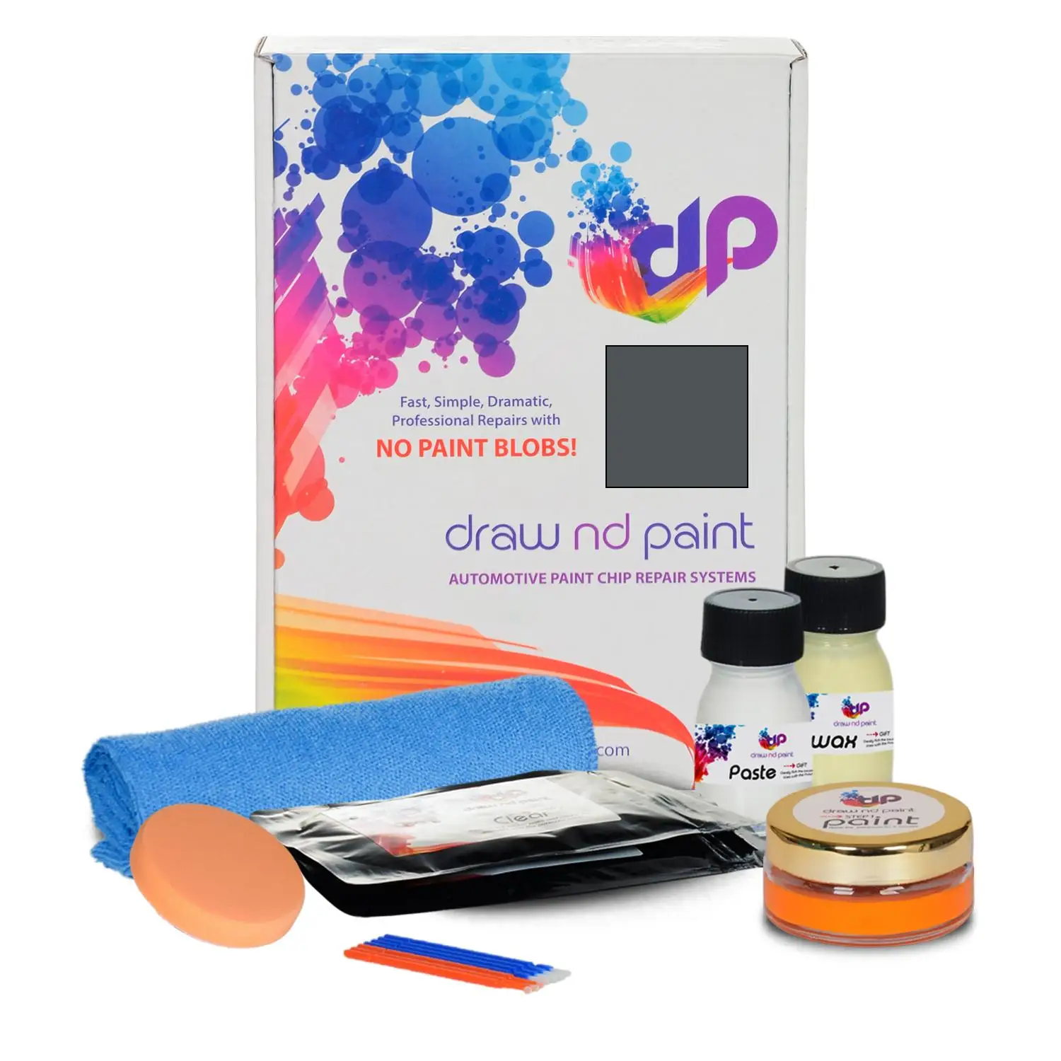

DrawndPaint compatible with Renault Automotive Touch Up Paint - GRIS PLUTON-262-Essential Care