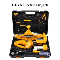 nthpower 35 ton electric car jack kit lifting set 12v 3 in1 scissors jacks with impact wrench and air pump auto lift tools