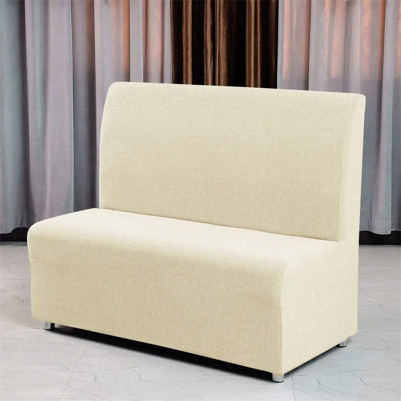 

Эластичный Флисовый Чехол Для Дивана Без Подлокотников - Однотонный, Устойчивый К Пятнам, Стиль Для Ресторанов, Б