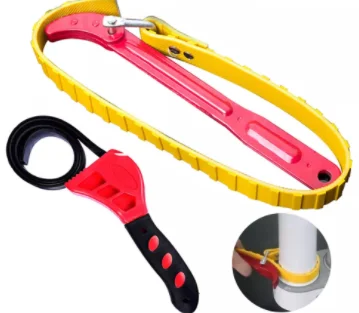 

Belt Wrench Oil Filter Puller Strap SpannerChain Jar Lids Cartridge Disassembly Tool Adjustable Strap Opener Plumbing Tool