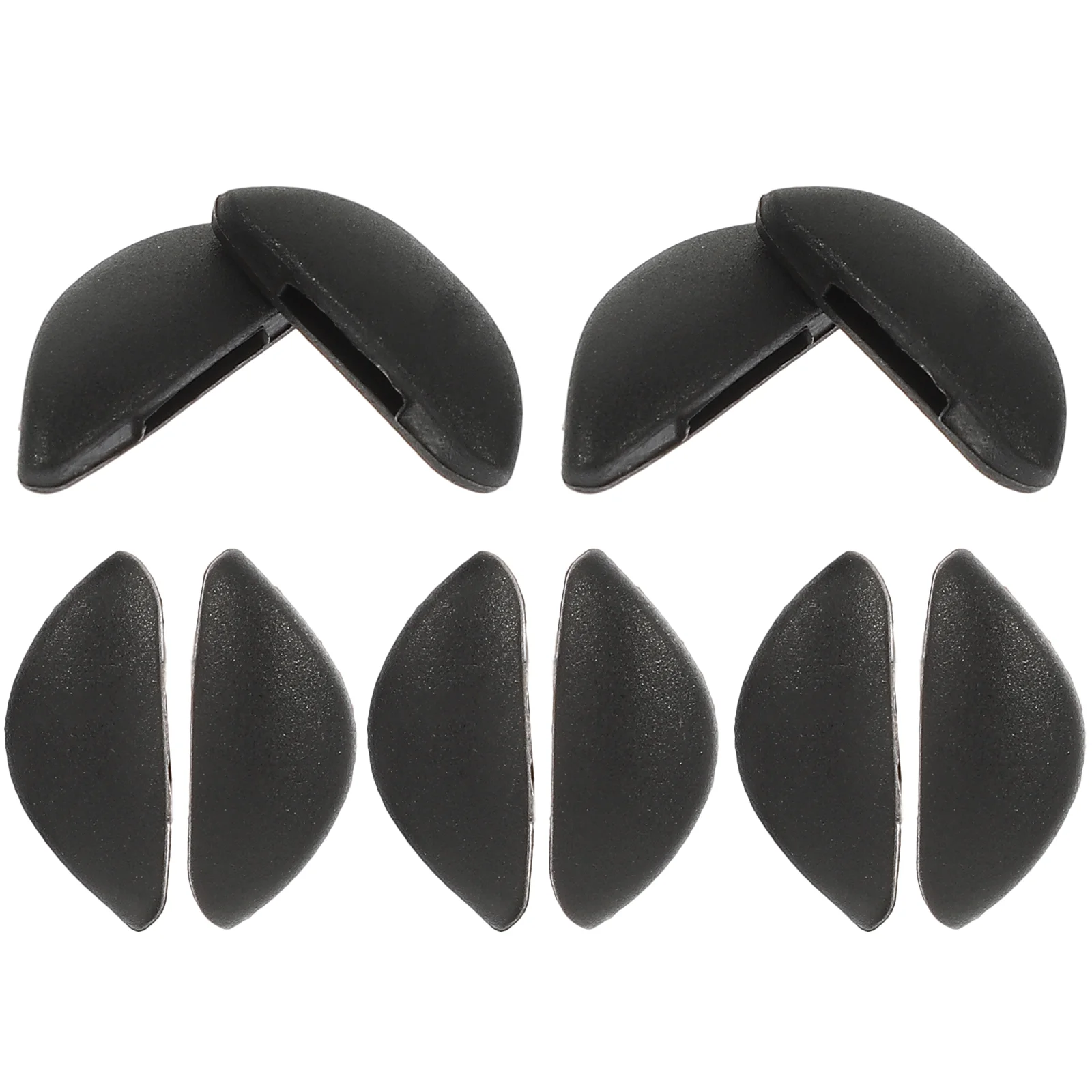 

10 Pairs Glasses Silicone Nose Pads Eyeglasses Repair Parts Replaceable Sunglasses Shades Supplies Frame Accessories For