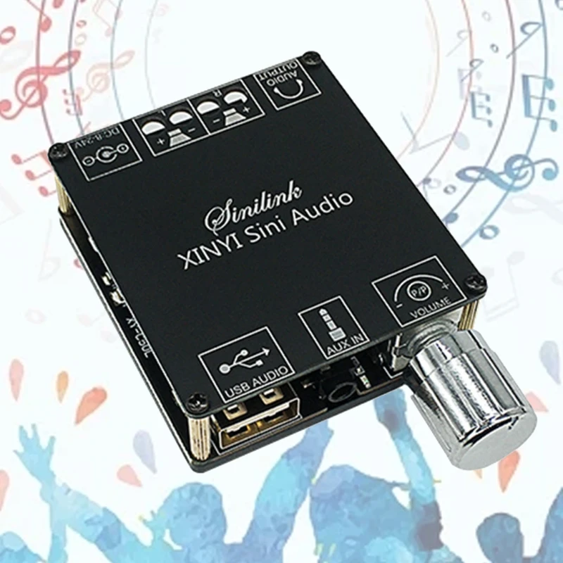 

XY-C50L Bluetooth-compatible 5.0 Wireless Digital Power Amplifier Stereo Board 50Wx2 Bluetooth-compatible Amp