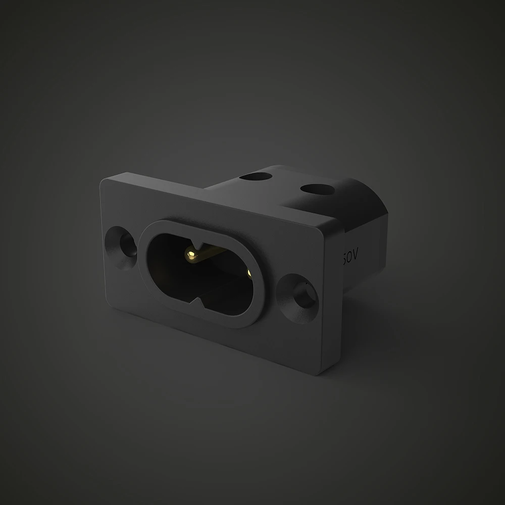 【Viborg】 VI08G Pure Copper 24k Gold Plated Plug IEC320 C7 Power Socket Connector AC 250V 2.5A Socket AC Power Outlet Connector