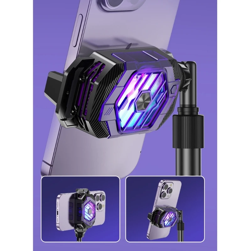 

Game Cooler Electric Phone Fan Mini Fan Cellphone Cooler Heat Sink