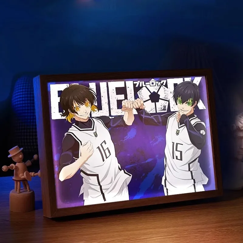 Световые картины серии BLUE LOCK декоративные украшения ночные огни креативные