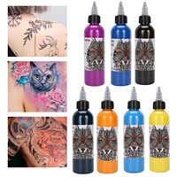 120ml professional safe portable fast coloring microblading tattoo pigment long lasting body makeup beauty art tattoo ink