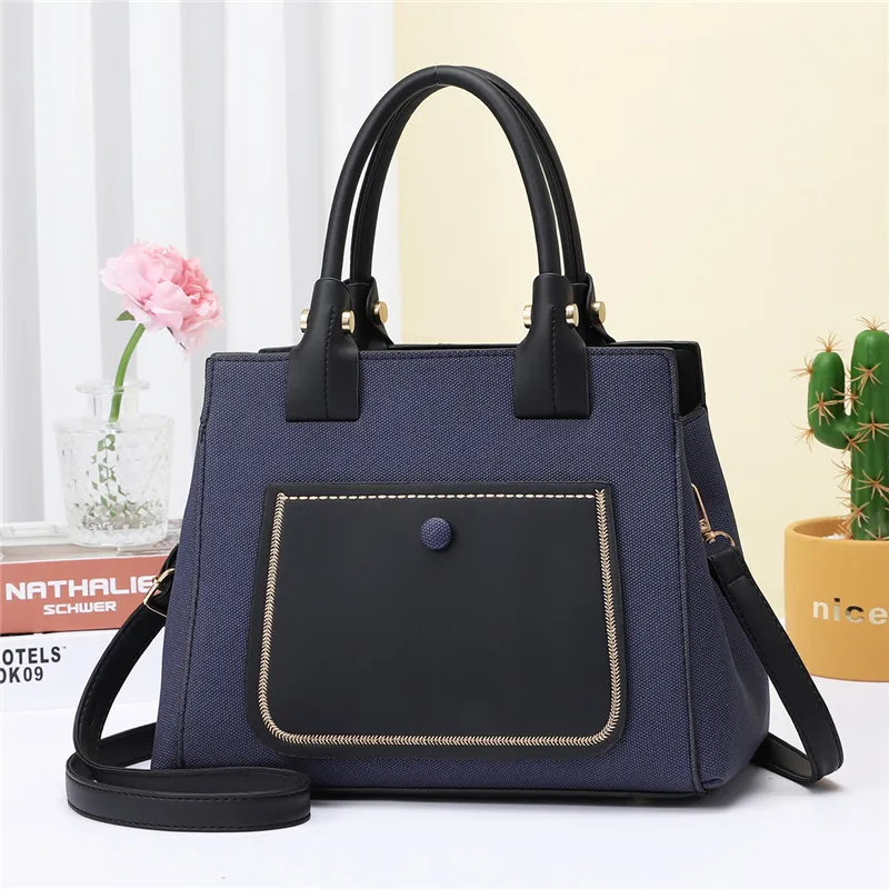 Female Bag Women 2023 New Female Bag Korean Fashion Atmosphere Boston Pillow Bag Leather Shoulder Messenger Handbag