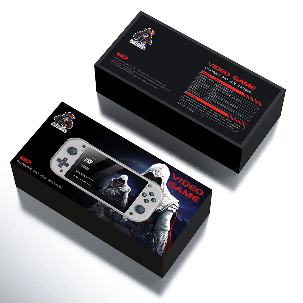 Консоль игровая портативная карманная в ретро стиле 4 3 дюйма для PSP