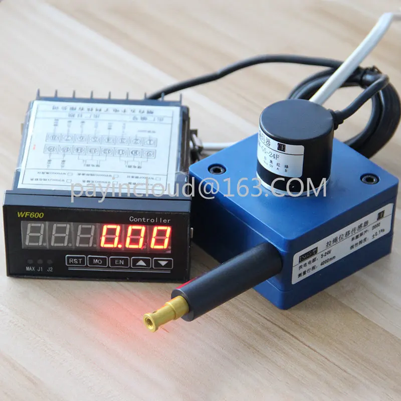 

Pull Rope Displacement Sensor Cable Encoder Plastic Incremental Guide System 4M TS65