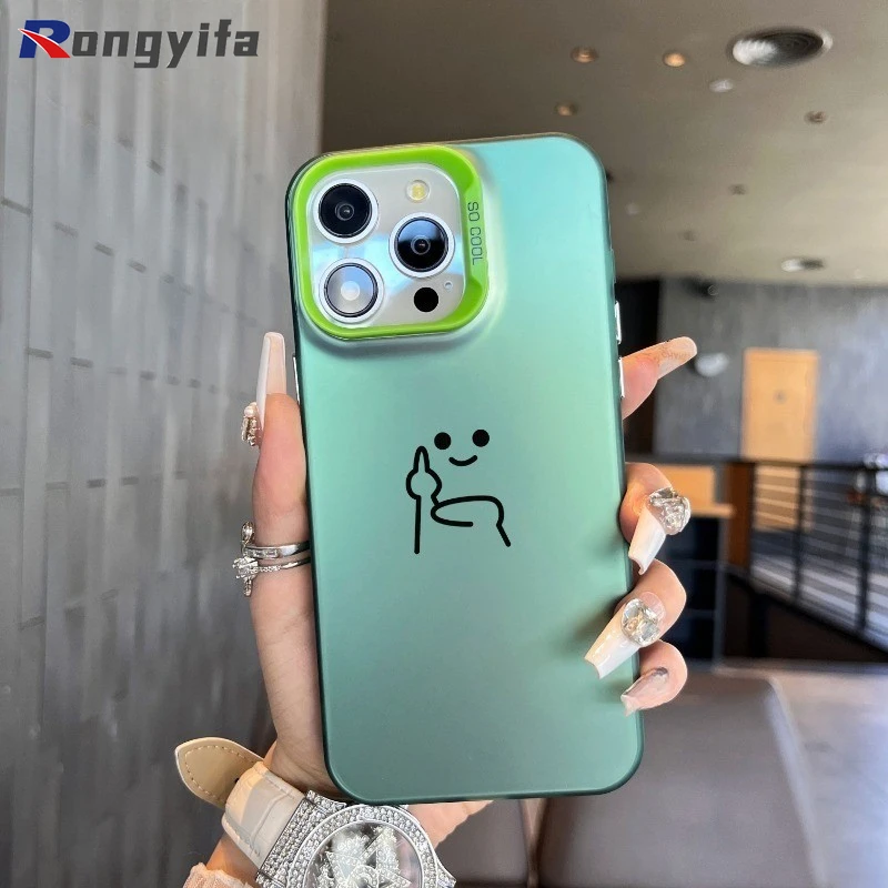 Фото Для Huawei Nova 13 12i 12 12s 11 10 9 8 7 Pro SE 6 5G 5 Pro Y72 Чехол для телефона с линейным узором Забавный противоударный жесткий чехол на заднюю панель №4