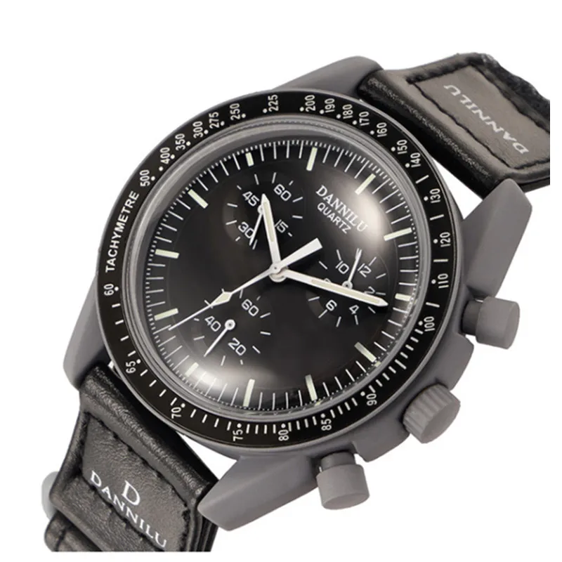 Moon High Quality Waterproof Moon Summer Women Watch Men and Women swatch Luxury Fashion Creative Neptune Earth Mission no box