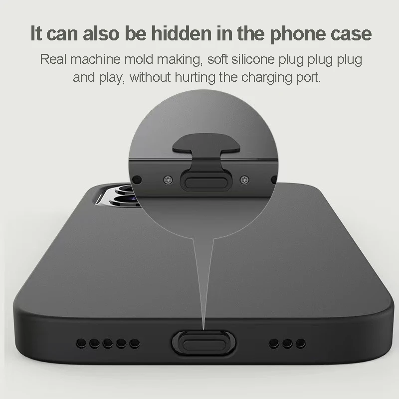 Mobile Phone Accessories Usb c Dust Plug For Usb iphone 13 Accessories Rubber Silicone Plugs dust cap Type c plug dust Plug