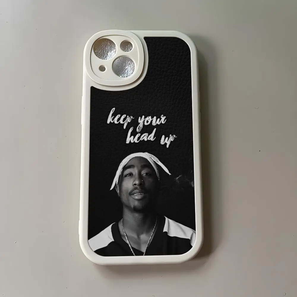Чехол для телефона 2pac Tupac Amaru Shakur Makaveli Iphone 15 Pro Max 14 Plus 11 13 12 Mini X Xr Xs 7 8 Puls Se из шкуры