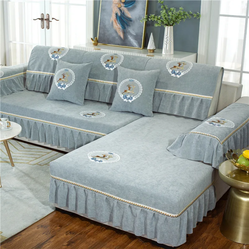 

Новинка 2022 всесезонный Универсальный скандинавский простой нескользящий полноразмерный утолщенный чехол для дивана